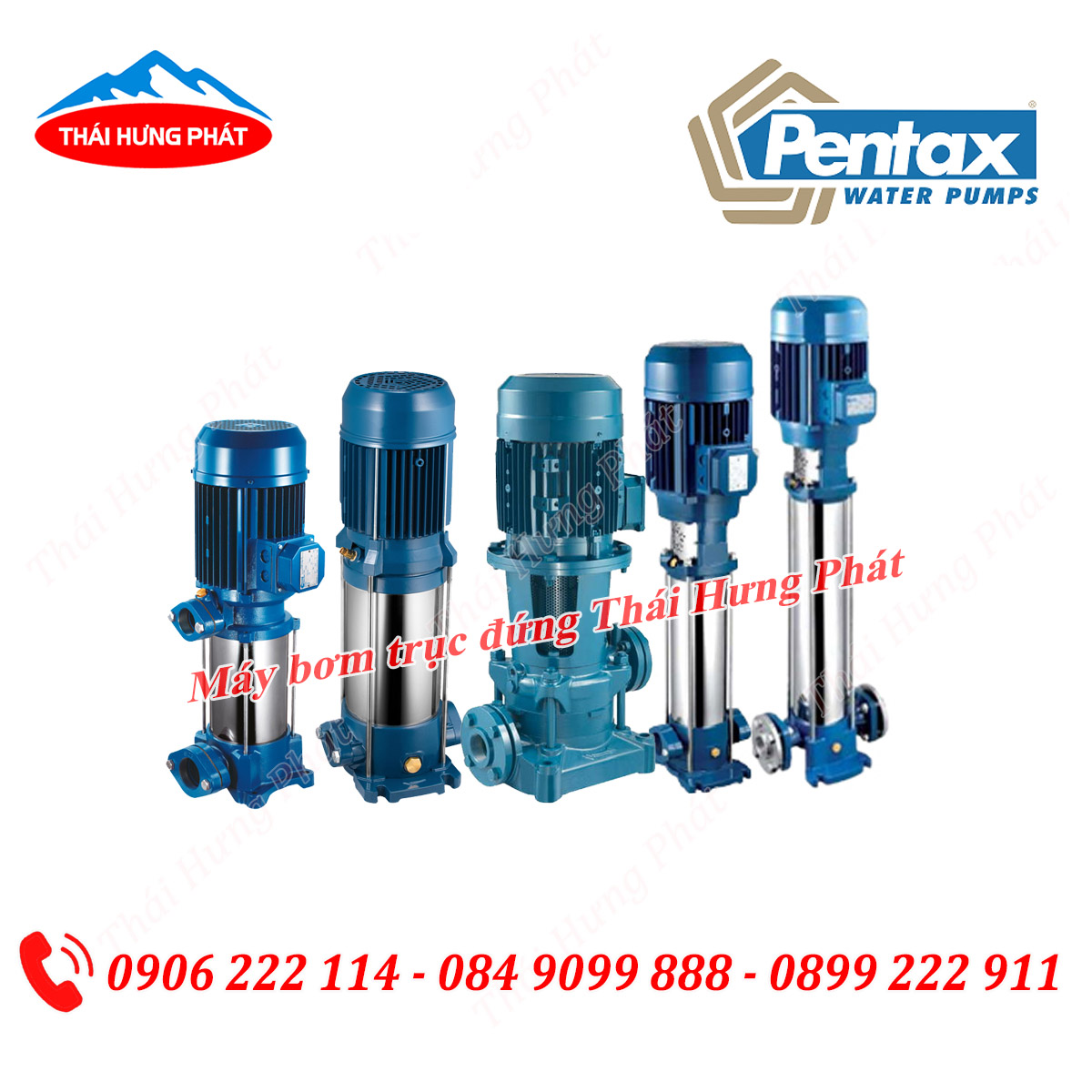 Tổng quan thông tin của máy bơm trục đứng Pentax