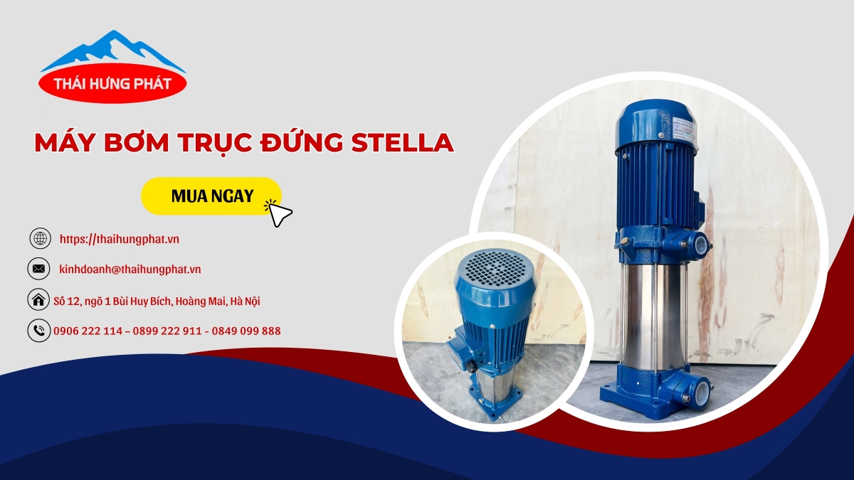 Máy bơm trục đứng Stella STB/7.5 7,5kW